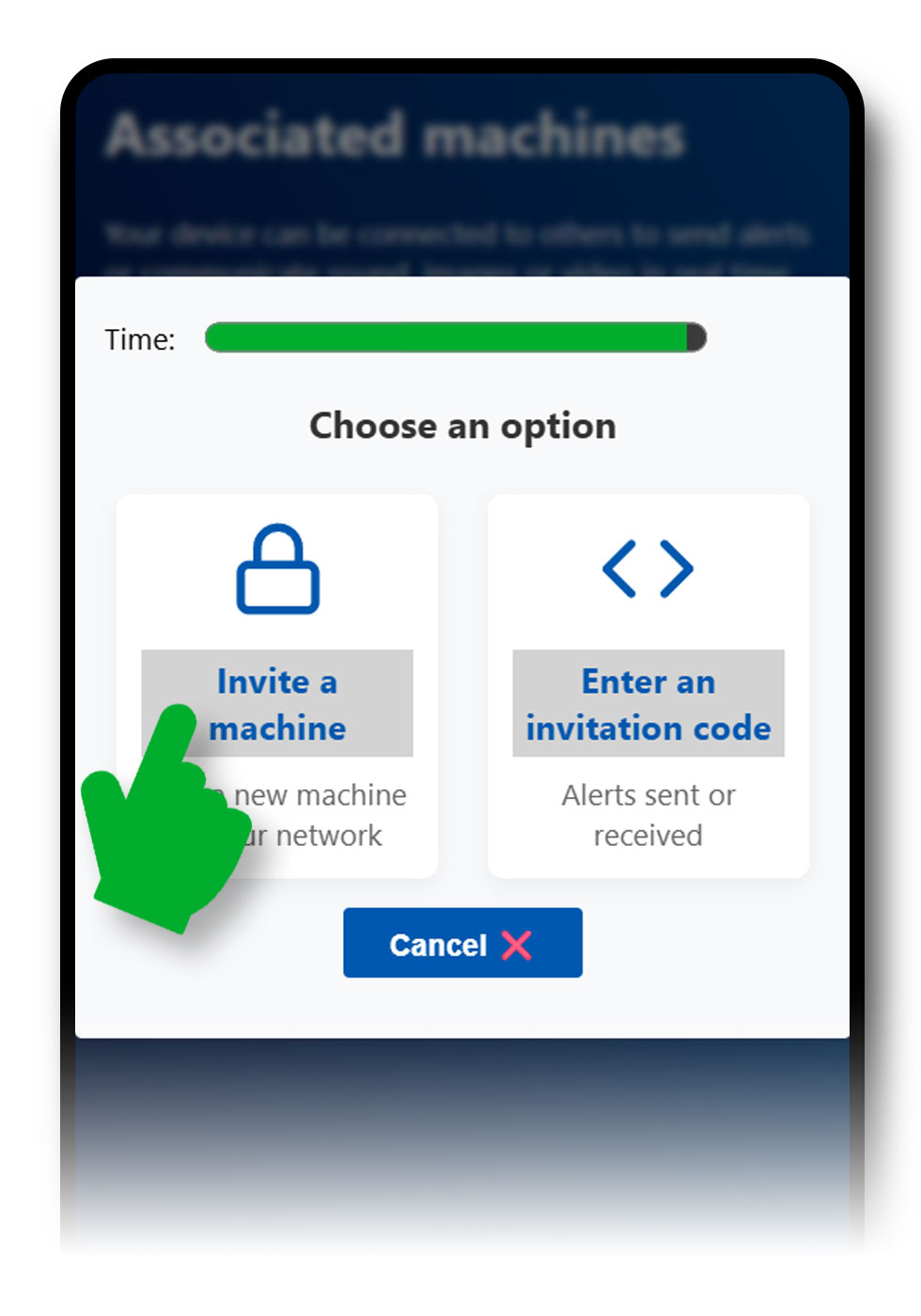 Кнопка «Add a device» на обоих смартфонах