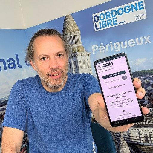 Иллюстрация к статье Dordogne Libre об iCanSend